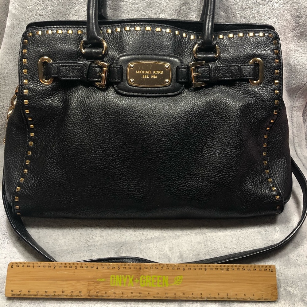 Michael Kors Black Leather Bag